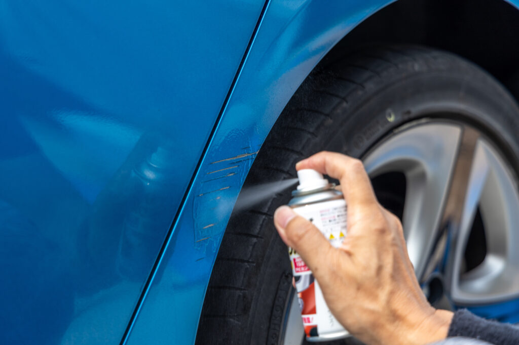 スプレーで直す
